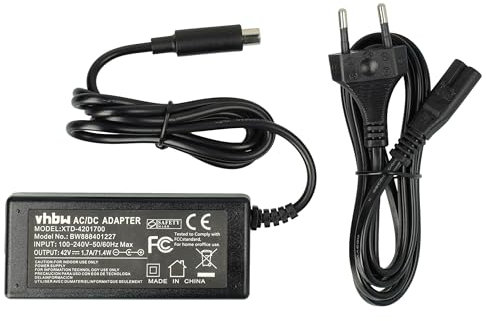 vhbw Netzteil/Ladegerät kompatibel mit Segway Ninebot ES1, E25E, ES1L Hoverboard, Scooter - 152 cm