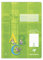 Clairefontaine 331601C - Packung mit 25 Heften, ideal für die Schule, DIN A4, Lineatur 1 liniert für 1. Schuljahr, Zitrusgrün, 32 Blatt, 90g , 1 Pack