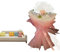 QARIDO Illumina Il Mazzo di Fiori | Bouquet di Luminose a LED | Palloncino Trasparente con Rosa Artificiale, Regalo per Le Decorazioni della Festa di Compleanno 'Anniversario di San
