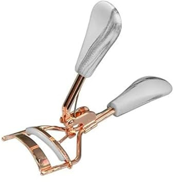 Exeton Wimpernzange Applikatoren, rutschfester Ringgriff, professionelle Schönheitswerkzeuge (Roségold/Marmor)