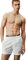 Calvin Klein Short de Bain Homme Medium Double Mi-Long, Blanc (Pvh Classic White), S