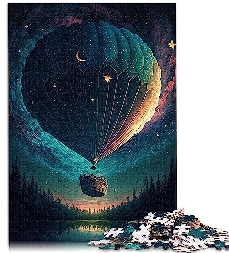 Puzzles für Erwachsene, Geschenke, Ballon im Weltraum, Puzzle für Erwachsene, 1000 Teile, für Erwachsene und Kinder ab 12 Jahren, Papppuzzles, Weihnachtspuzzle-Geschenke, Größe: 26 x 38 cm