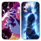 2 Stück Handyhülle für Apple iPhone 12 Hülle 6.1'', Anime Motiv Hunter × Hunter Killua Zoldyck Gon Freecss Manga Muster Schutzhülle Jungs Case Schutz der Linse Design Silikon Cover Stoßfest, Schwarz1