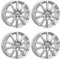 4x AUTEC Felgen Alufelgen SKANDIC 7.0x17 ET49 5x108 Brillantsilber kompatibel mit Volvo C30 S40 V50 S60 V60 S80 V40 V70 XC70
