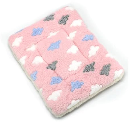 TMAOZW Verdickte weiche Katzendecke for Haustiere, hält warm, geeignet for Welpen, Hundesofakissen, Betten, Zuhause(Pink Cloud,30X40cm)