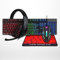 PearlBytes for T-Wolf 4 in 1 Gaming Keyboard, Mouse, HeadSet & Mouse Pad - Black - For Ultimate Pro Gamers - Rainbow LED Lights