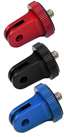 ARTIBETTER 360 ° Rotation Kamera Klemme Klammern 4/1 Schraube Halterungen Für Standard 1/4 Gewinde Pad Rot Schwarz