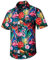 Rithern Hawaiian Shirts for Men Summer Short Sleeve Casual Funky Men Hawaii Shirt Print Tropical Aloha Beach Wedding Holiday Multicolour L