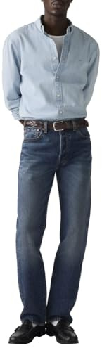 Levi's Herren Jeanshose 501 Original mit Knopfleiste, Straight Fit, Blau (Change Your Mind), W38/L32