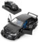 BGHSCA Kompatibel für 1:32 Mitsubishi Lancer Evolution Modellauto, Pull Back Diecast Collectible Toy Car mit Sounds und Lichtern für Kinder Jungen Mädchen und Erwachsene, Geschenk Schwarz