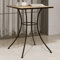 XINCXIN Mosaik-Bistrotisch, gartentisch terrassentisch gartenmöbel Dining Table Outdoor Tisch balkontisch wetterfest Geeignet für Garden Outdoor Lounge Terrace Terrakottarot 60x60x74 cm Keramik