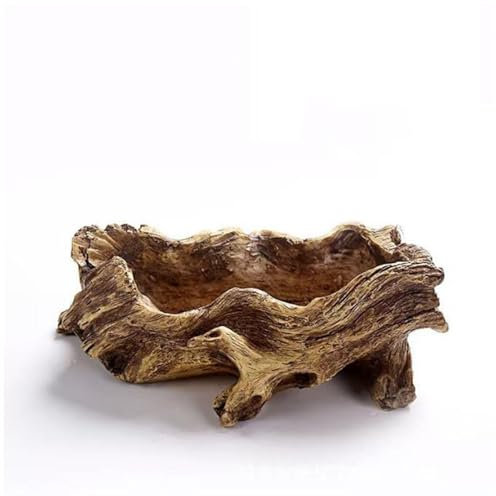 Racines de Tronc d'arbre Vintage, Balcon personnalisé Imitation Racines d'arbre Bureau jardinière succulente, jardinière en Bois Artificiel Flottante,D