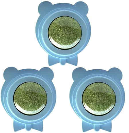 Générique Boules d'à Chat | 3 Pièces Suspendues Boules De Cataire - Friandises à Mâcher Vigne Argentée Jeu Intérieur Extérieur - Enrichissement Interactif Mordant Dentition