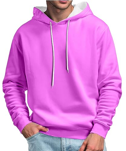 Pull Homme Hiver Sweat a Capuche Sweet À Zippé Veste Survetement Sweatshirts Rose Polaire Hoodie Shirt Sweats