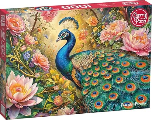 Cherrypazzi Peacock's Paradise 1000 Piece Puzzle