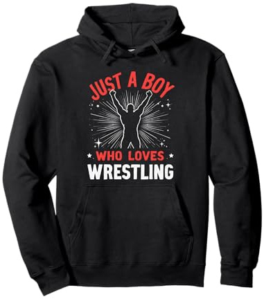 Nur EIN Junge, der Wrestling liebt, Jungen & Kinder, Wrestler Boy Pullover Hoodie