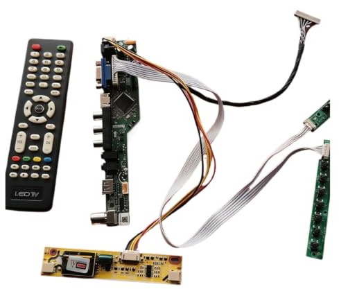 for LM150X07 LM150X06 LC150X08 LM150X08 Bildschirm Stick Controller Board DIY Kit 2CCFL 1024x768 1024 * 768 20Pin LVDS USB + AV + VGA + HDMI Zubehör(for LM150X06(A4)(K8))