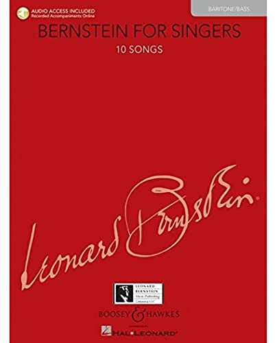 Bernstein for Singers: 10 Songs. Bariton/Bass und Klavier. Bariton.
