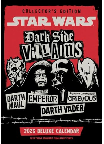 Star Wars A3-Deluxe Kalender 2025 – Collectors Edition Wandkalender: Original Danilo-Kalender [Mehrsprachig] [Kalender] (Wall-Kalender)