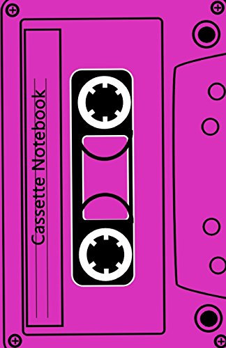 Cassette Notebook: Lined A5 Notebook - White Paper, A5 Size (5.5 x 8.5 inches), 100 pages (50 sheets)