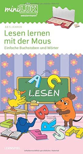 miniLÜK: Vorschule/1. Klasse - Deutsch Lesen lernen mit der Maus: Vorschule/1. Klasse - Deutsch: Einfache Buchstaben und Wörter für Vorschulkinder (miniLÜK-Übungshefte: Vorschule)