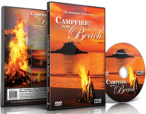 Entspannung DVD - Lagerfeuer am Strand mit den Geräuschen des Meeres & knisterndem Holz