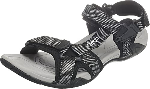 CMP Herren Hamal Riemchensandalen, Schwarz, 46 EU