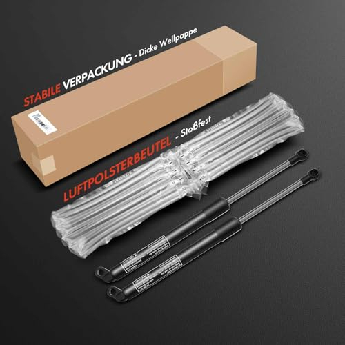 Frankberg 2x Gasfeder Dämpfer Heckklappe Kompatibel mit 7er E38 725 728 730 735 740 750 Alle Motoren Limousine 1994-2001 Replace# 51248171480