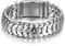 OIDEA Herren Armband Kiel Gliederkette: Armkette aus Edelsathl Biker Silber Glieder Link Handgelenk Armreif 19mm breit Charms Handgelenk Schmuck Geschenk für Männer Jungen