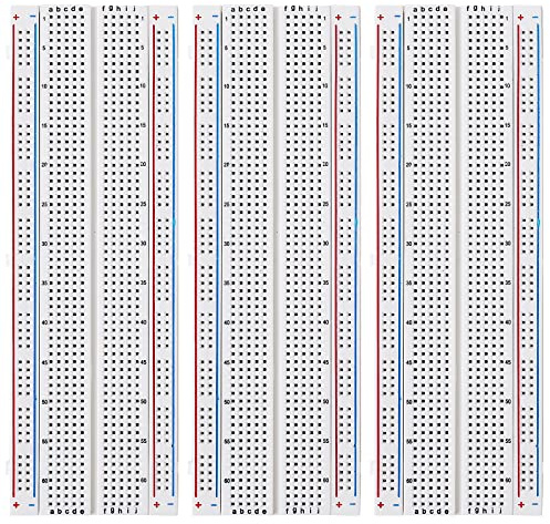 DEYUE 3 Set of Solderless Prototype Breadboard 830 tie Points Breadboard