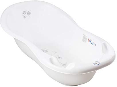 Tega Baby Lux Baignoire pour bébé XXL 102 cm 0-24 mois Motif chouette Blanc