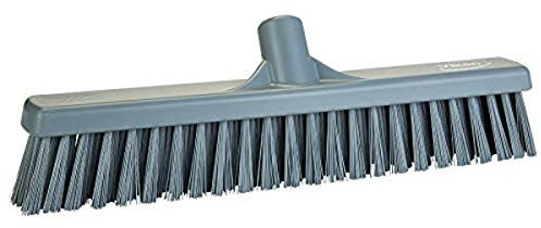 Vikan 317488 16 Combo Push Broom- Soft/Stiff - Gray