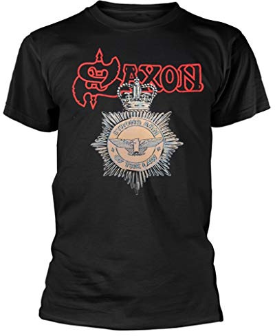 Saxon 'Strong Arm of The Law' (Black) T-Shirt (xx-Large)