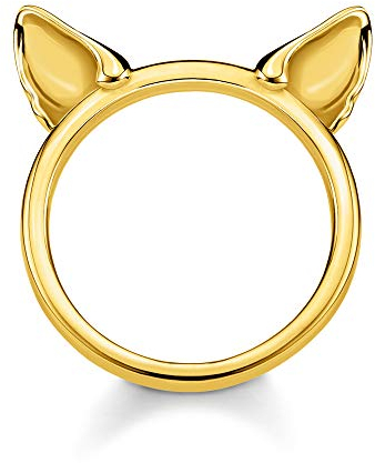 Thomas Sabo Damen-Ring Katzenohren gold 925 Sterlingsilber gelbgold vergoldet TR2260-413-39-52