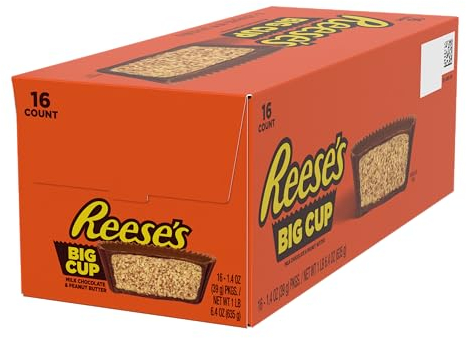 REESE'S Big Cup Standard Bar - Großer Erdnussbutter-Cup-Riegel: 1 Stück (1 x 39 g)
