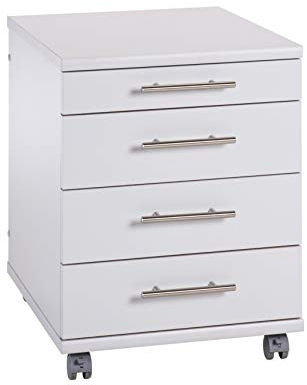 Möbelpartner Rollcontainer Colors, 701401, lichtgrau, ca. 41,6 x 50 x 56,9 cm