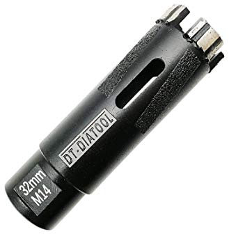 DT-DIATOOL Broca de Diamante 32mm Sierra de Agujero Soldado con Láser para Hormigón Granito Mármol Piedra