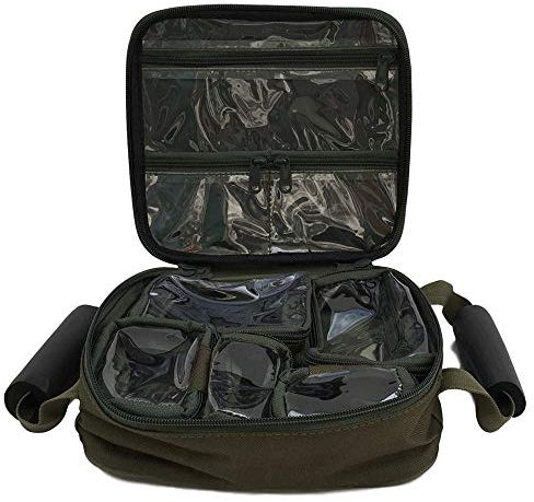 BZS Carp Lead Bag Modular Weight Bag System - Multifunctional Waterproof Backpack for Carp Fishing, Outdoor, Camping, and Hiking, (20cm x19cm x7.5cm)