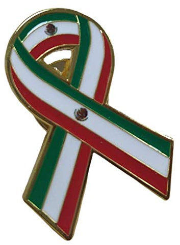 Gemelolandia | Pin de Solapa Lazo Bandera Mexico 30x25 mm | Pines Originales Para Regalar | Para las Camisas, la Ropa o para tu Mochila | Detalles Divertidos