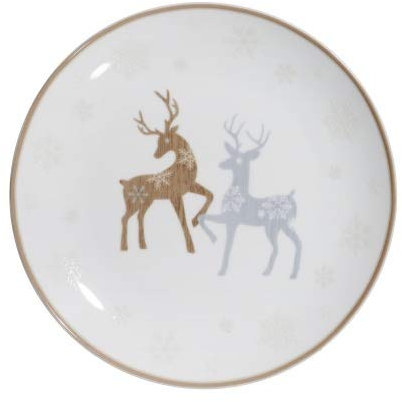 Ritzenhoff & Breker Weihnachtsgeschirr Dancing Deer Größe Frühstücksteller 21 cm Dancing Deer