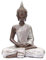 Thai Buddha-Statue 43 cm - Buddha Bild Silber | Gerichtete Auswahl