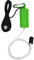 Luftpumpe Aquarium USB Mini Sauerstoffpumpe Leise Oxygen Pump Energie Sparen Sauerstoff Bubbler mit Luftstein und Single Outlet Silikonschlauch 1W (Hellgrün)