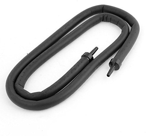 Ruilogod Aquarium Aquarium Wall Blase Schlauch Gummi Luft Vorhang Schwarz 30 LON g