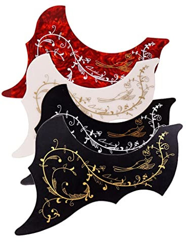 Harilla 4/41 Akustikgitarre Schutzplatte Pickguard Pickguard Blumenvogel