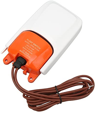 Interruttore a Galleggiante per Barca, Interruttore Automatico per Pompa per Barca 12V 24V 32V Heavy Duty Calibro Filo 14AWG per Nautica