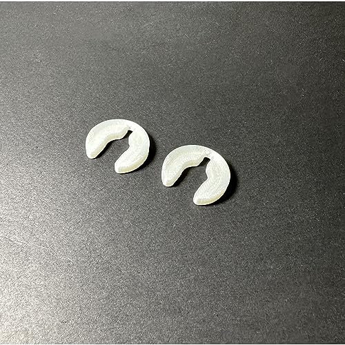 2 PCS Controller Joystick Protectors Ring for Rog Ally/PS5/XBOX/Steam Deck/Switch Pro,Prevents The Joystick from Scratching,Silicone Game Console Thumb Stick Grips Protective Ring (white)