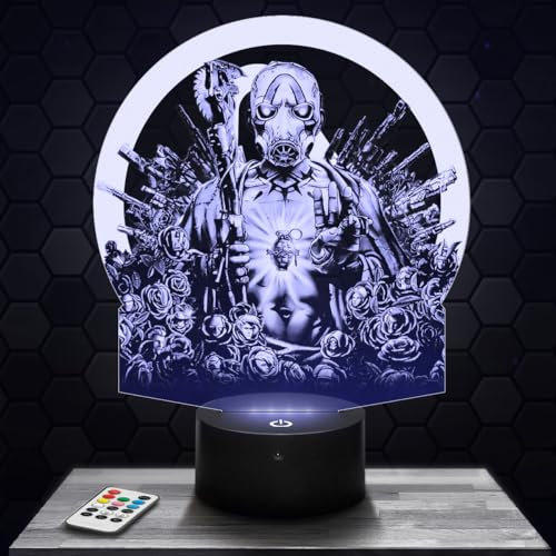 Lampe Border deko Zimmer Junge Lampe 3D Borderobjekt Gaming Gamer Videospiele Geschenk gedämpftes Licht Nachtlicht deko Büro. Eigenartig Geschenk Weihnachten Teenager