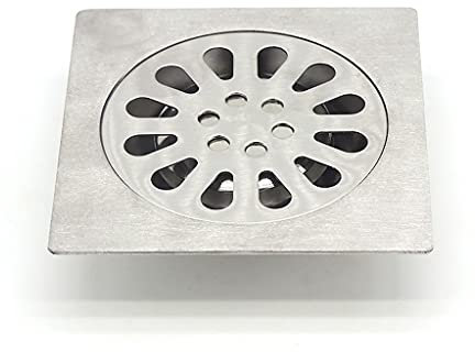 UiiLo Bodenablauf, Abflussschutz, 1 Stück Edelstahl-Bodenablauf, Duschraum, Badezimmer, Balkon, Waschbecken, Mopp, Pool, Bodenablauf (Größe: A) (Size : A)