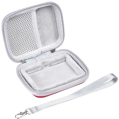 Étui pour Samsung T7 Touch SSD, étui de Voyage Portable en EVA, Sac de Rangement, boîte de Transport, étui d'accessoires (Rouge)