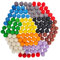 Jtnohx Filzkugeln Bunt, Filz Pom Poms zum Basteln, Wollfilz Perlen 1.5 cm, Filzbälle für DIY Kreative Handwerk 140 Stück